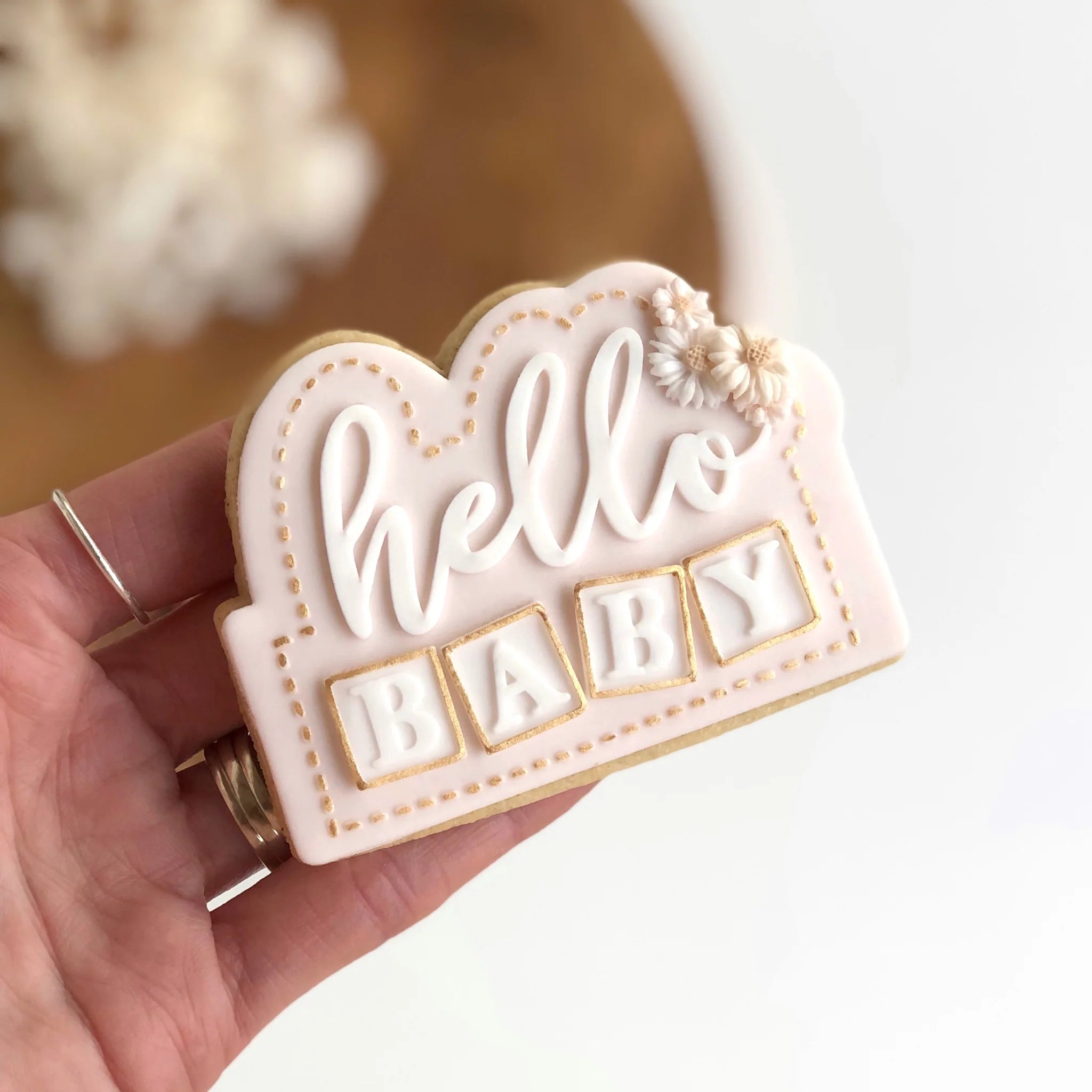 "Hello Baby" With Matching Cutter