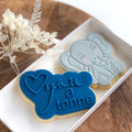 "Love You a Tonne" With Matching Cutter
