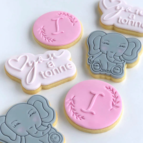 "Love You a Tonne" With Matching Cutter